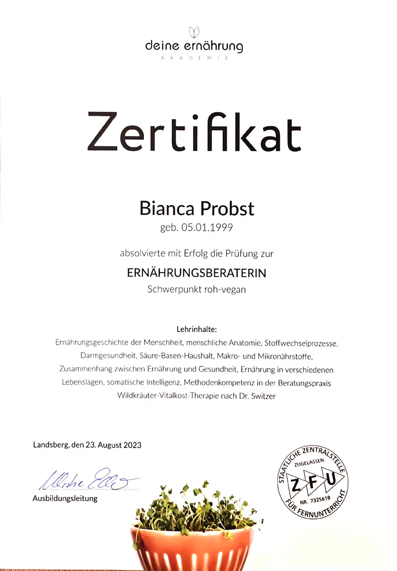 Nutritionist Certification